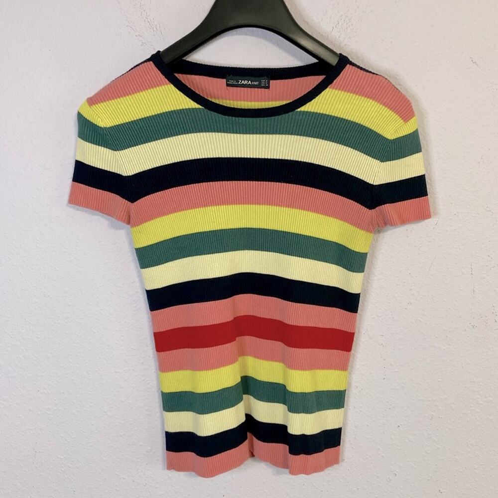 Zara Women Multi-Colored Shirt Size M